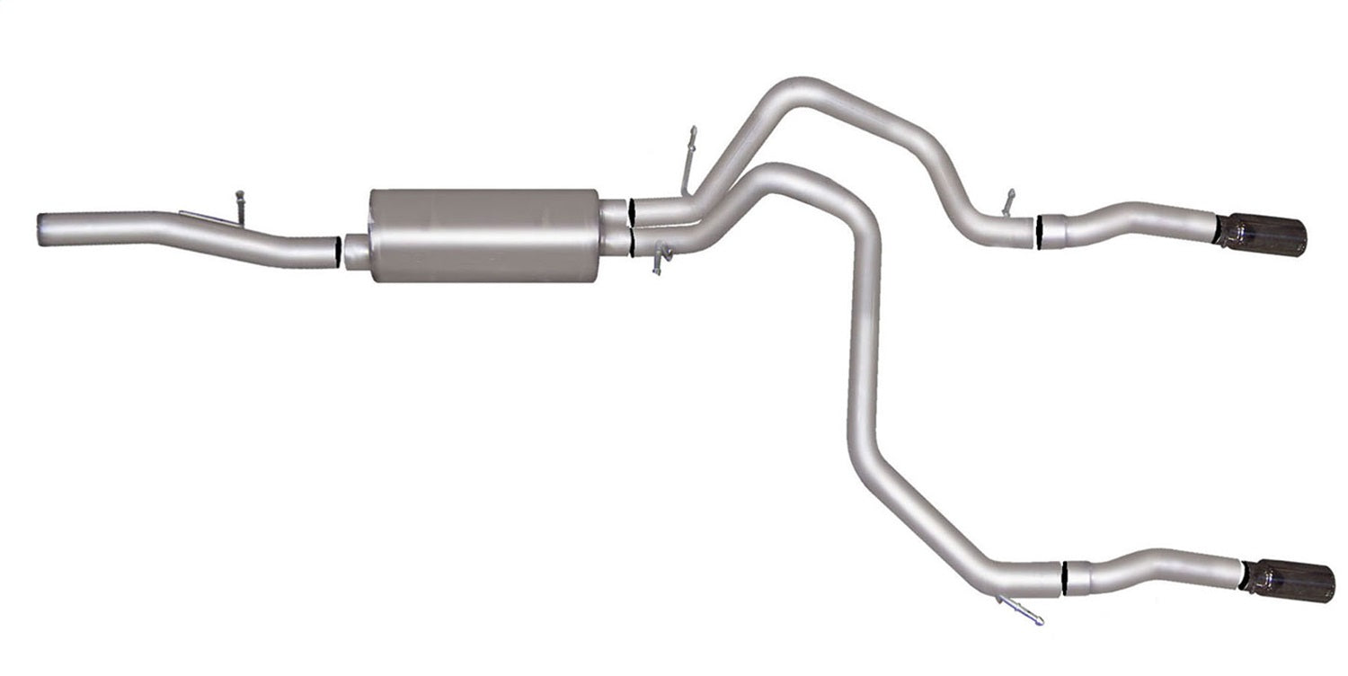 Gibson Performance Exhaust 65641 Cat-Back Dual Split Exhaust System; Stainless Gibson Performance Exhaust 65641