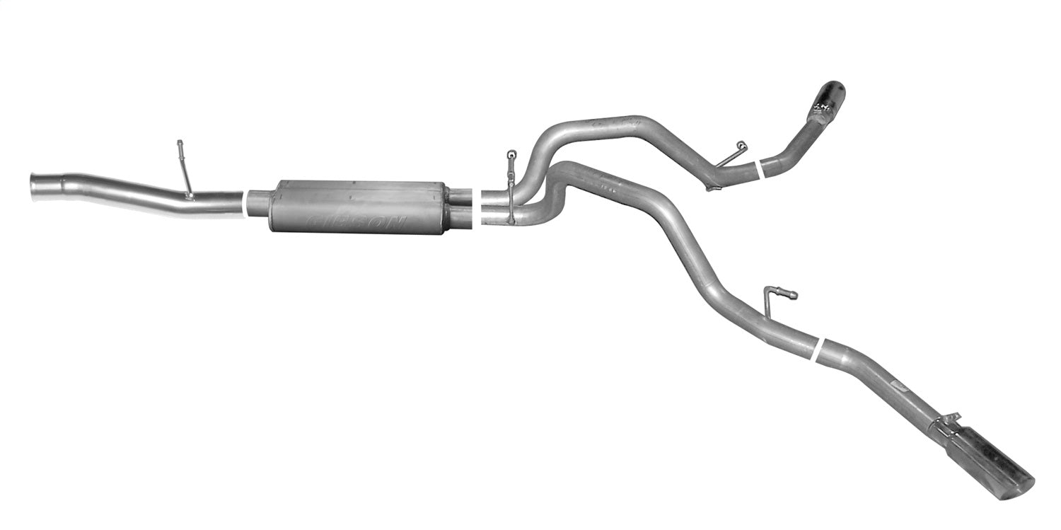 Gibson Performance Exhaust 65658 Cat-Back Dual Extreme Exhaust System; Stainless Gibson Performance Exhaust 65658