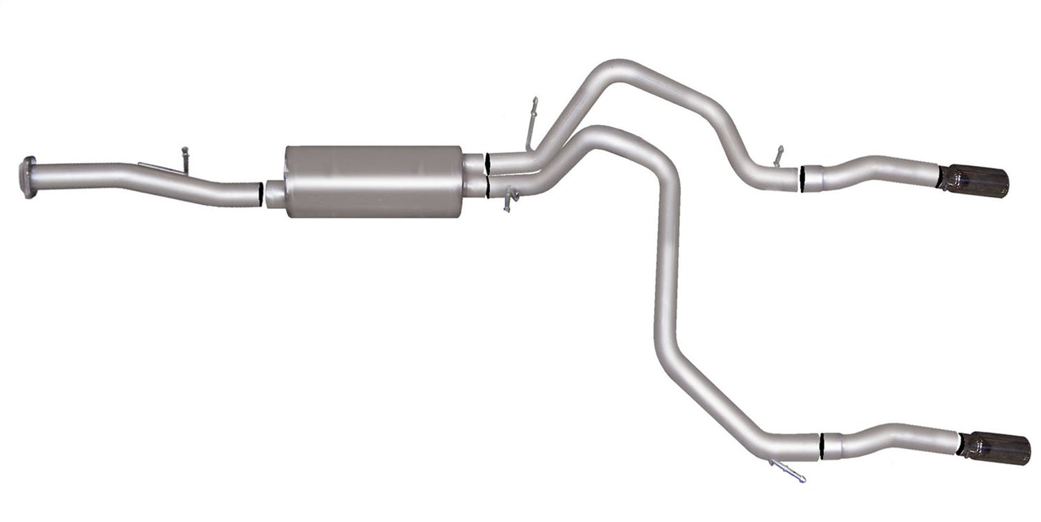 Gibson Performance Exhaust 65686 Cat-Back Dual Split Exhaust System; Stainless Gibson Performance Exhaust 65686
