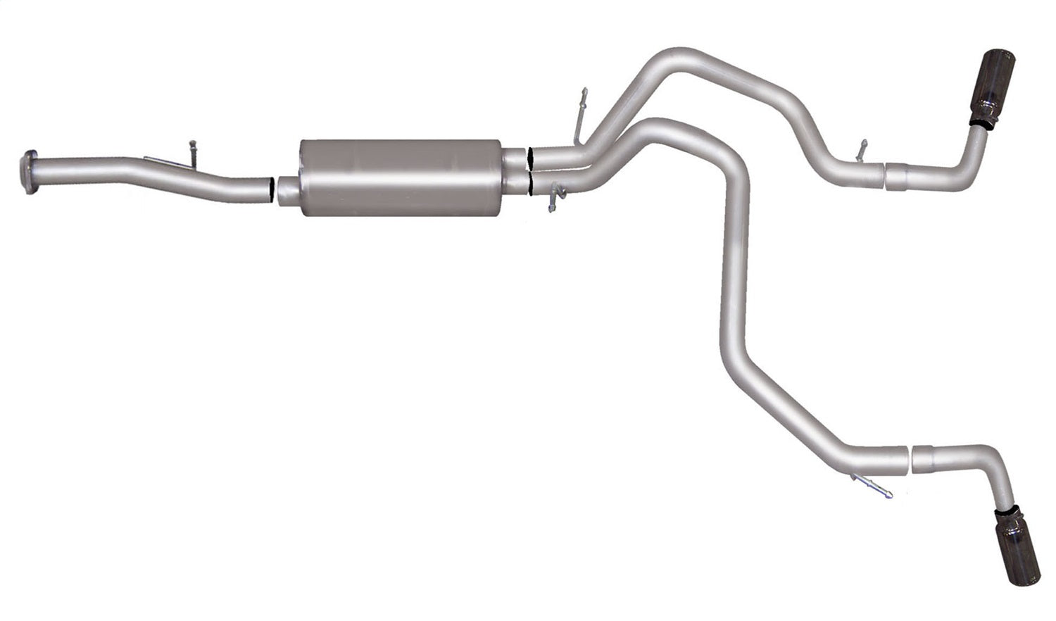 Gibson Performance Exhaust 65687 Cat-Back Dual Extreme Exhaust System; Stainless Gibson Performance Exhaust 65687