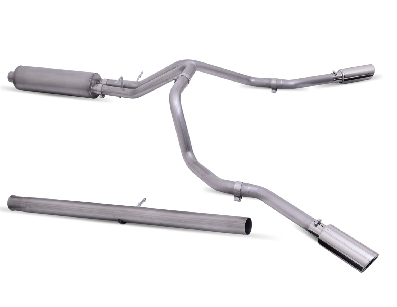 Gibson Performance Exhaust 65690 Cat-Back Dual Extreme Exhaust System; Stainless Gibson Performance Exhaust 65690