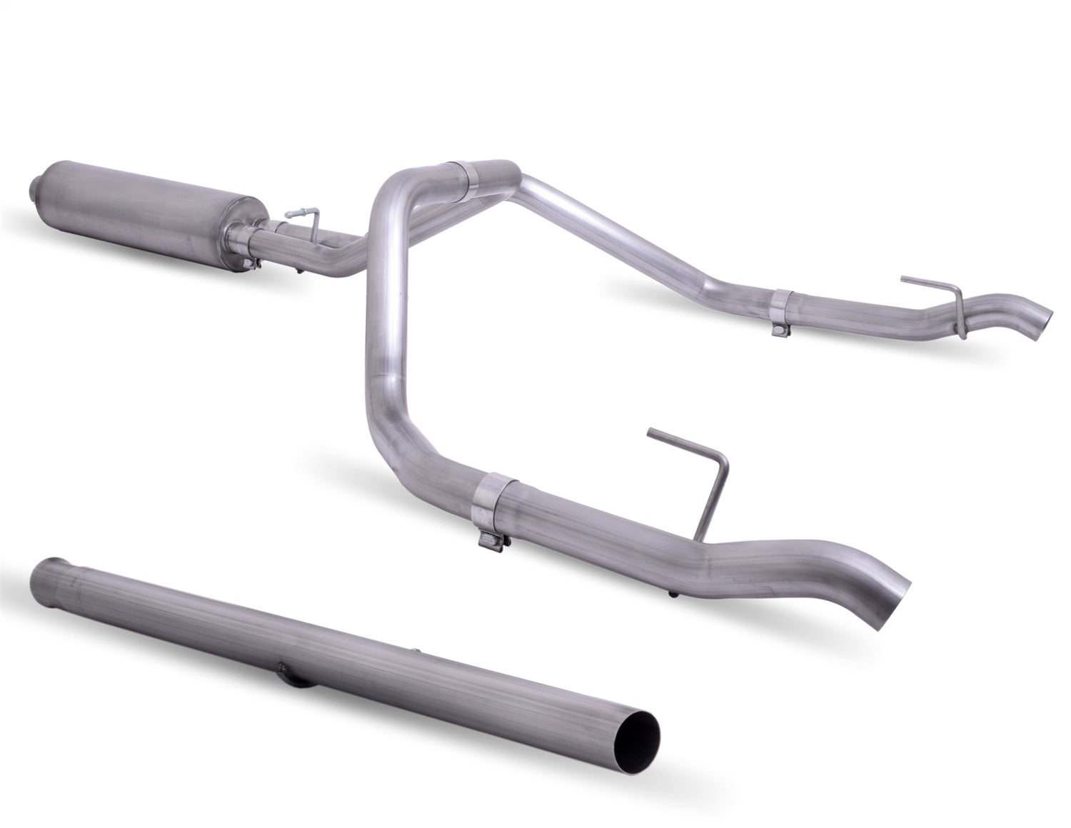 Gibson Performance Exhaust 65692 Cat-Back Dual Split Exhaust System; Stainless Gibson Performance Exhaust 65692
