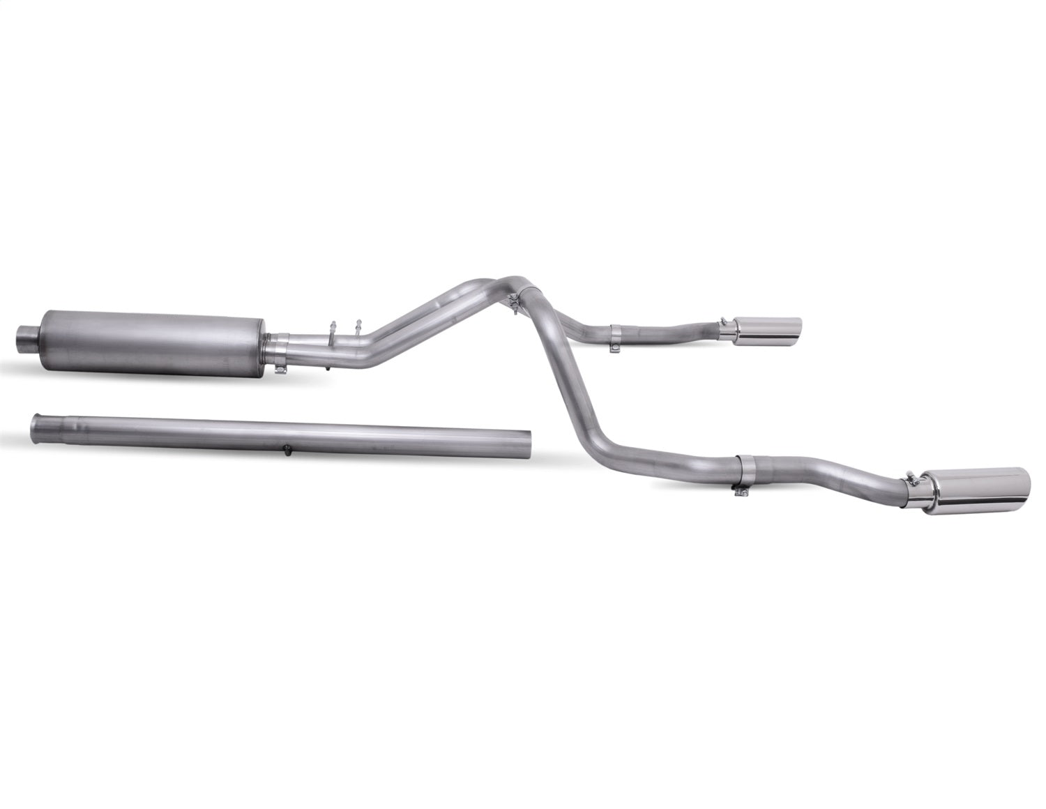 Gibson Performance Exhaust 65699 Cat-Back Dual Split Exhaust System; Stainless Gibson Performance Exhaust 65699
