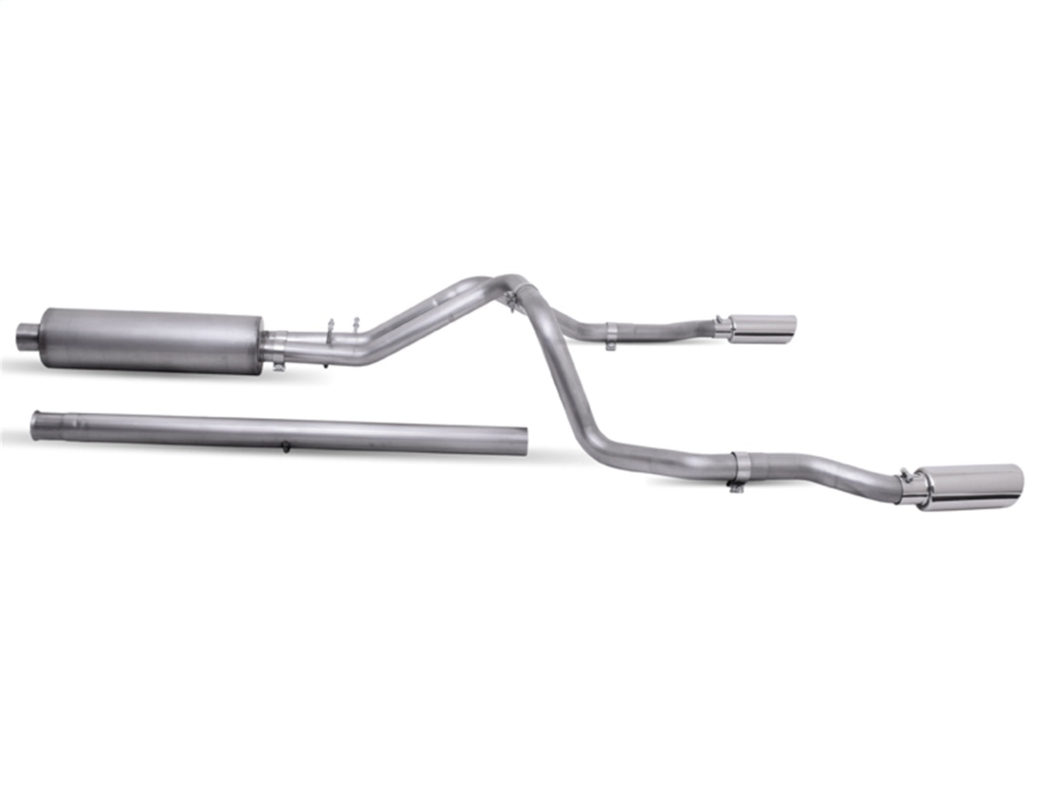 Gibson Performance Exhaust 65713 Cat-Back Dual Split Exhaust System; Stainless Gibson Performance Exhaust 65713
