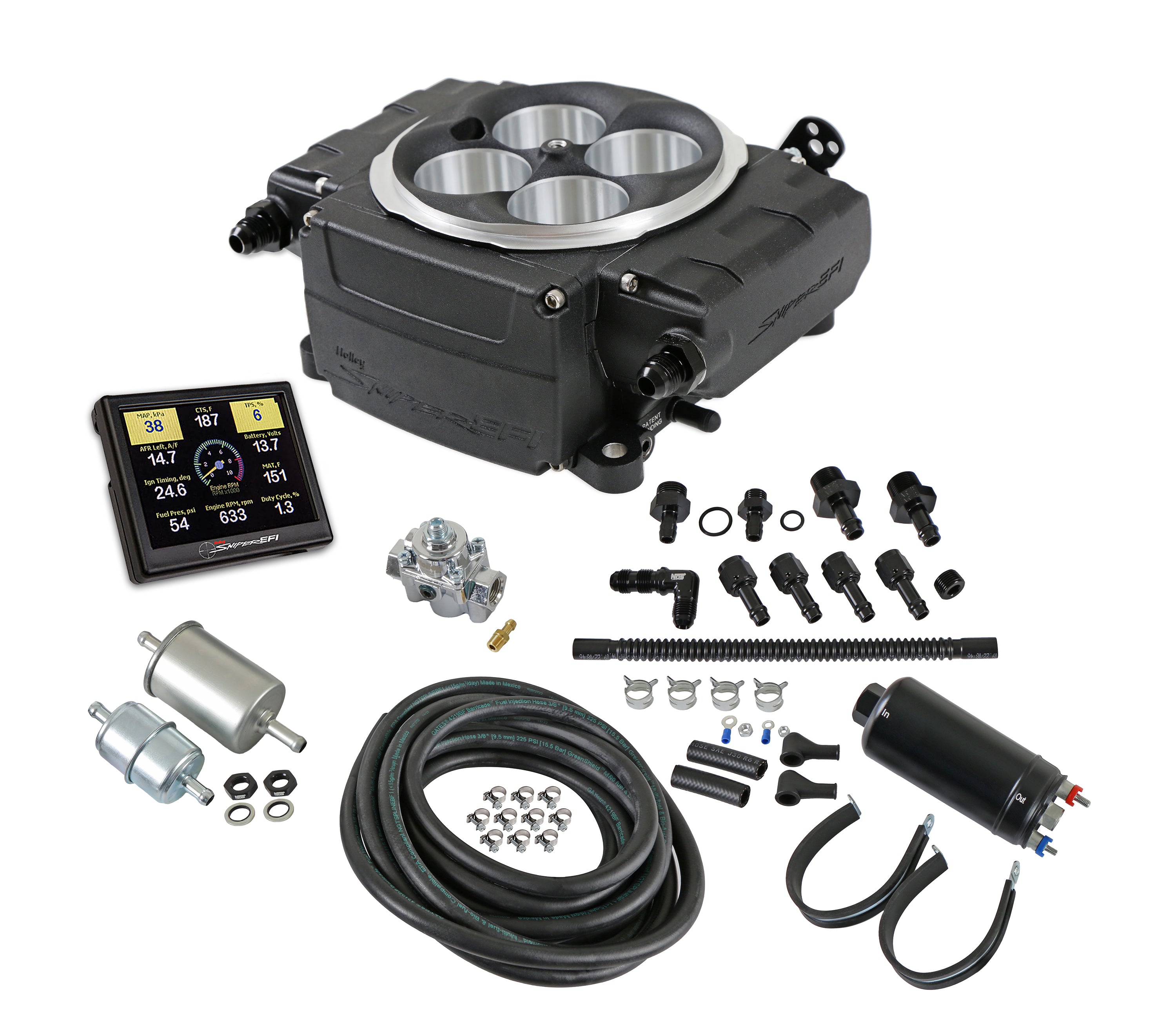 Holley Sniper EFI 550-511-3XK Holley Sniper 2 EFI - Black Holley Sniper EFI 550-511-3XK
