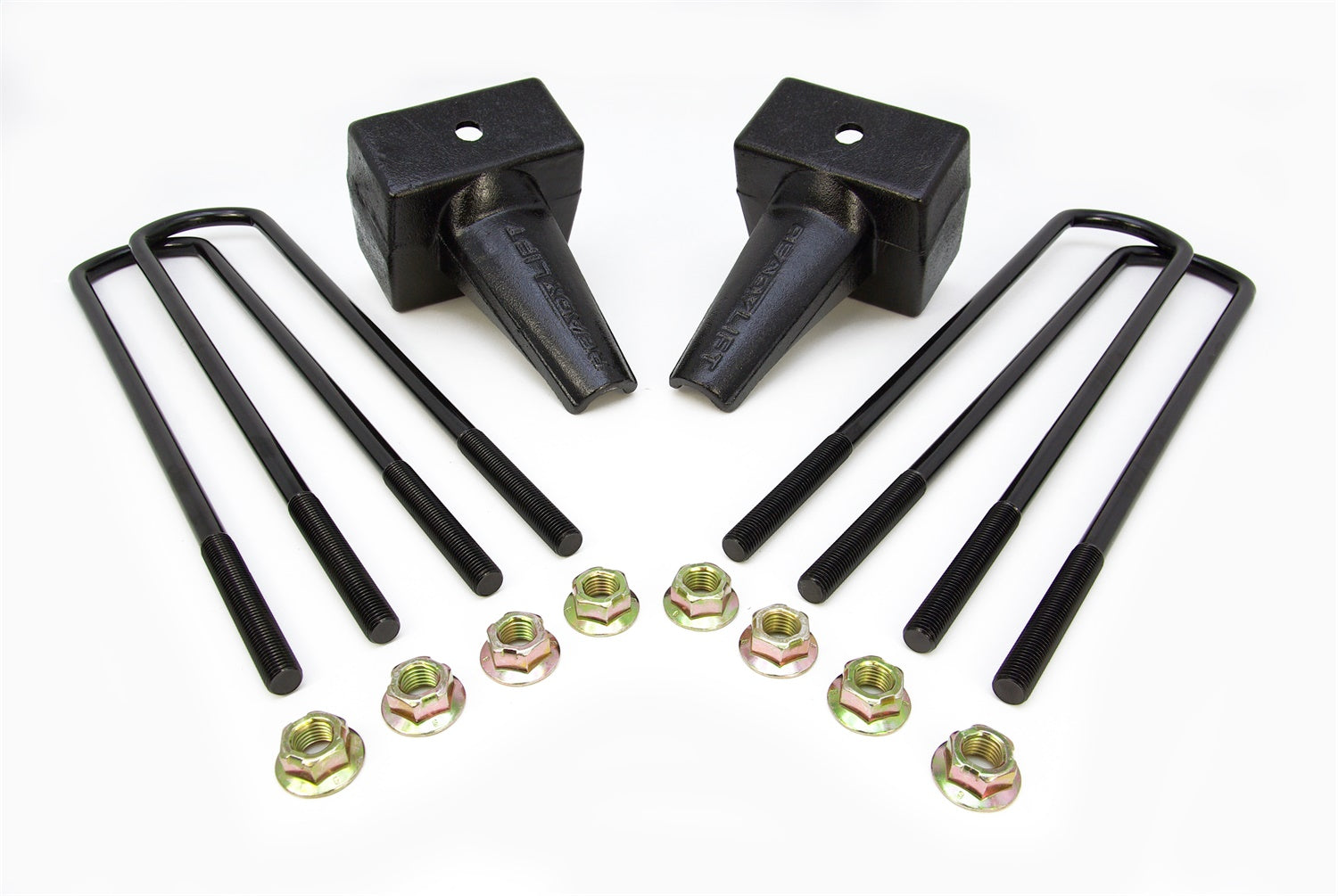 ReadyLift 66-2025 5ft. Tapered Rear Block Kit for 1 Piece Drive Shaft; 16.5ft. U-Bolts ReadyLift 66-2025