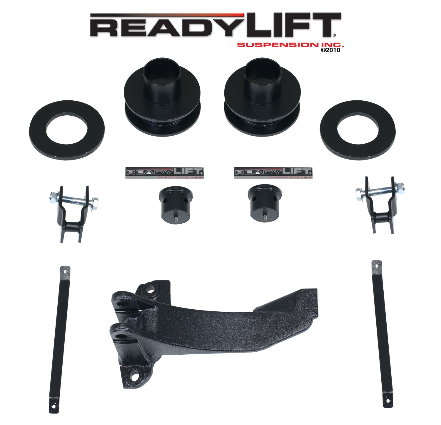ReadyLift 66-2515 2.5ft. Front Leveling Kit with Track Bar Bracket ReadyLift 66-2515