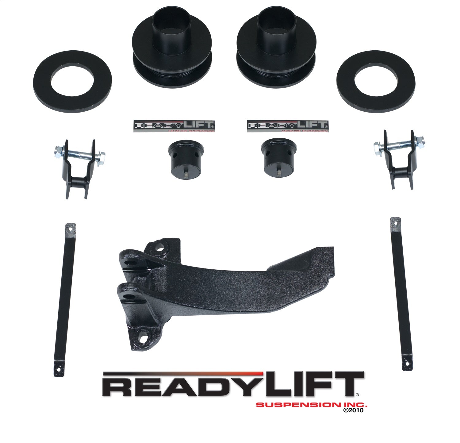 ReadyLift 66-2516 2.5ft. Front Leveling Kit with Track Bar Bracket ReadyLift 66-2516