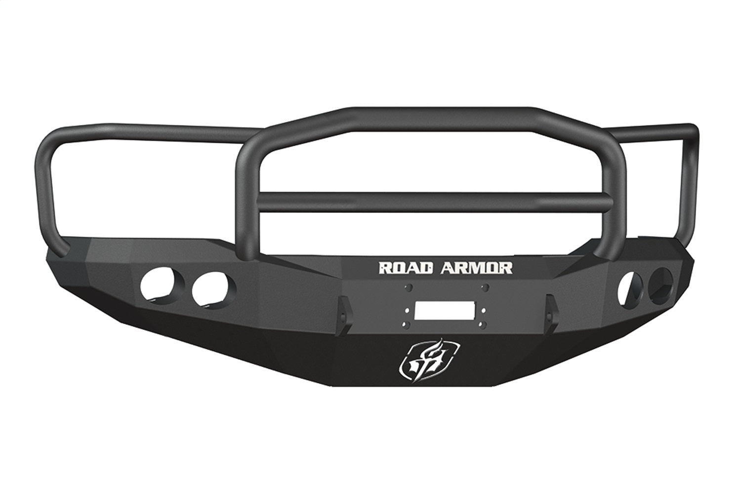 Road Armor 66005B Stealth Winch Front Bumper; Lonestar Guard; Satin Black; Road Armor 66005B