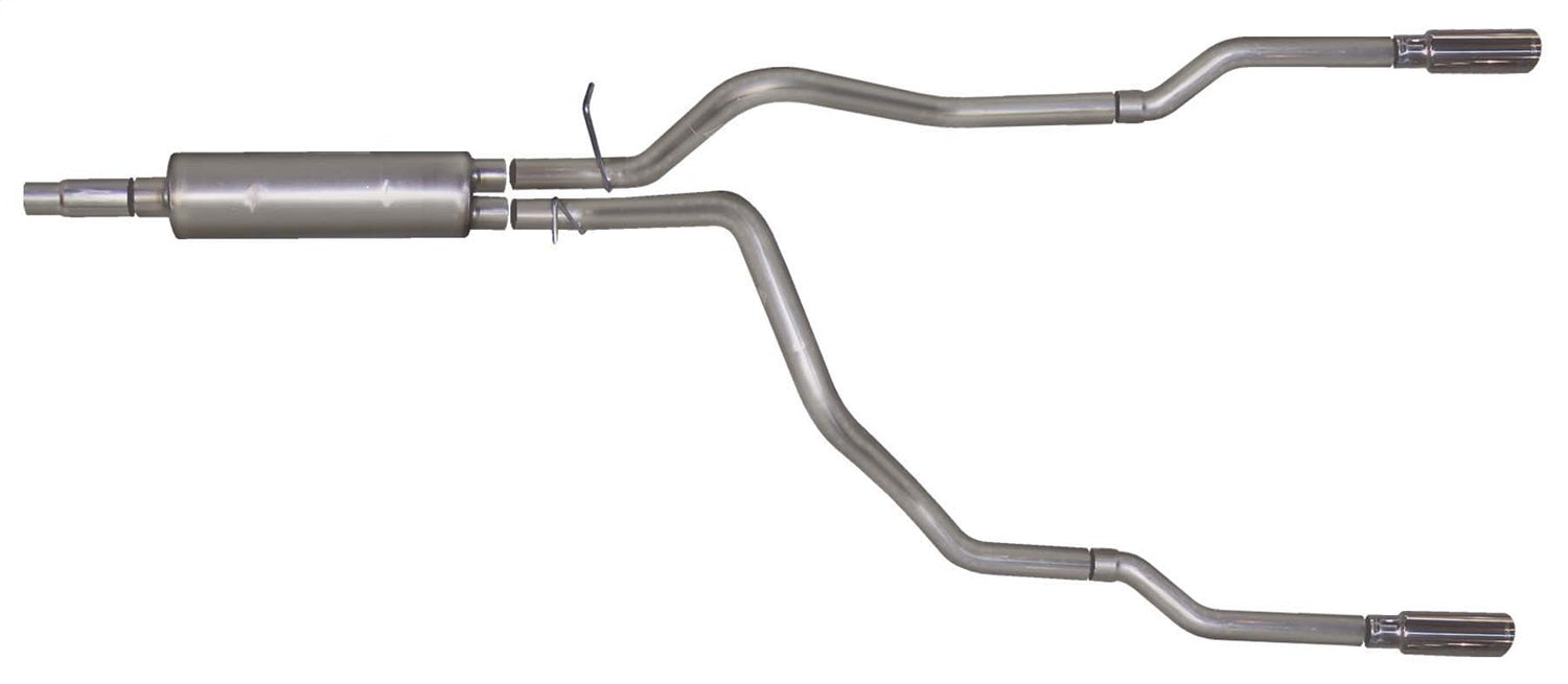 Gibson Performance Exhaust 66501 Cat-Back Dual Split Exhaust System; Stainless Gibson Performance Exhaust 66501