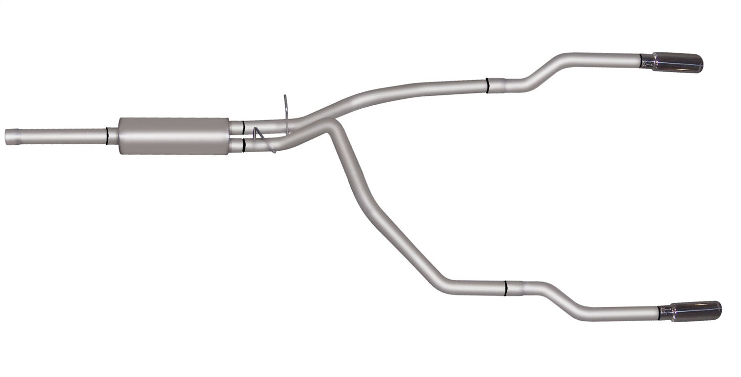 Gibson Performance Exhaust 66503 Cat-Back Dual Split Exhaust System; Stainless Gibson Performance Exhaust 66503