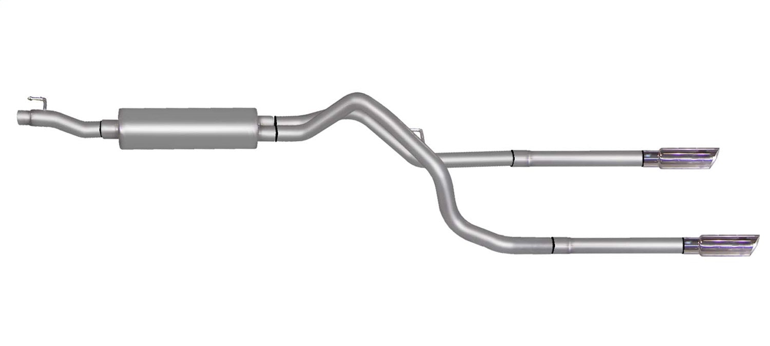 Gibson Performance Exhaust 66504 Cat-Back Dual Split Exhaust System; Stainless Gibson Performance Exhaust 66504