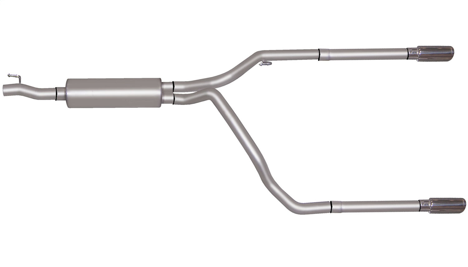Gibson Performance Exhaust 66524 Cat-Back Dual Split Exhaust System; Stainless Gibson Performance Exhaust 66524