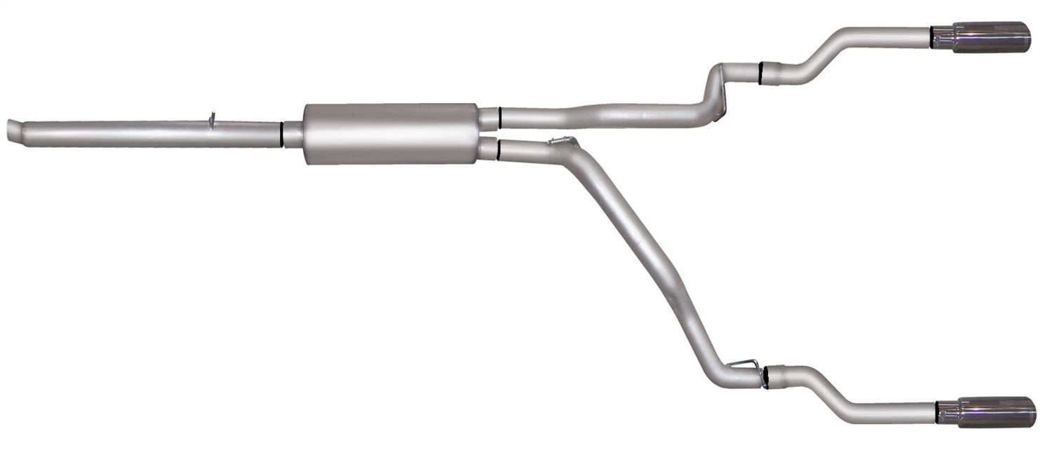Gibson Performance Exhaust 66539 Cat-Back Dual Split Exhaust System; Stainless Gibson Performance Exhaust 66539
