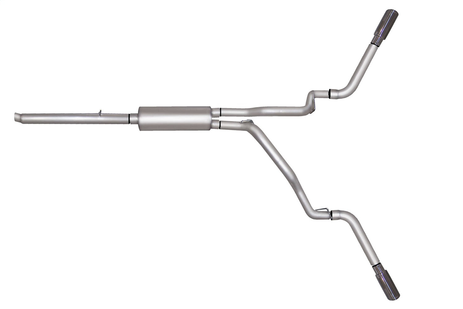 Gibson Performance Exhaust 66540 Cat-Back Dual Extreme Exhaust System; Stainless Gibson Performance Exhaust 66540