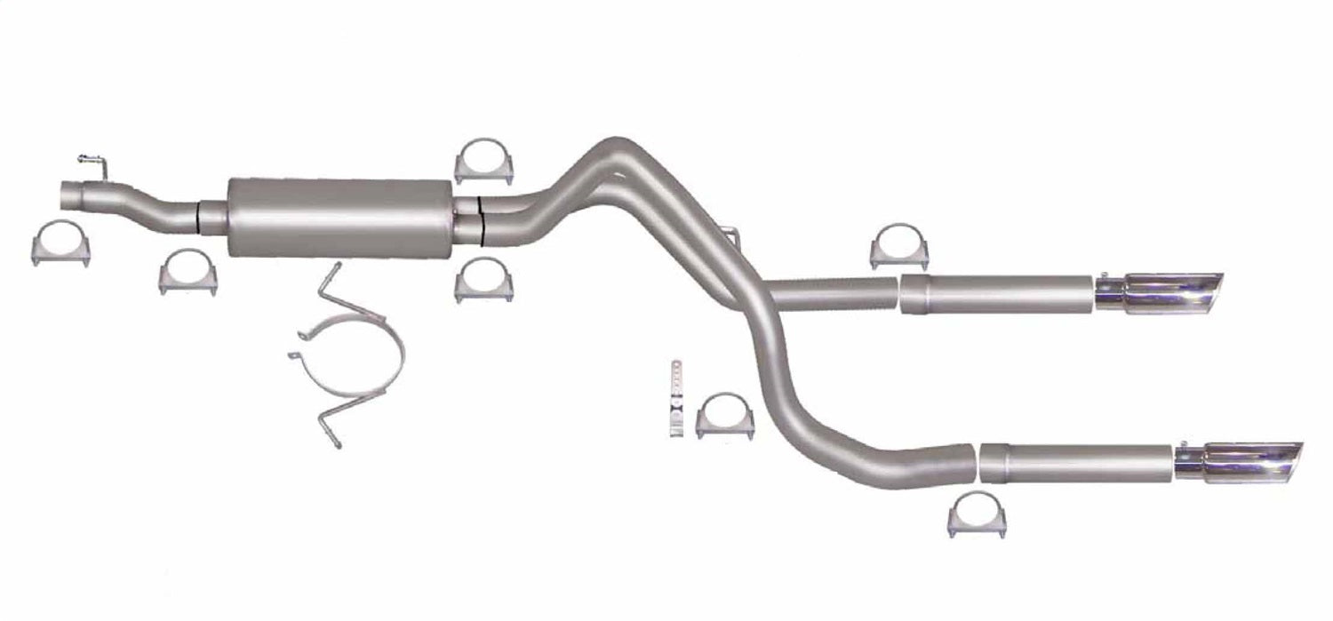 Gibson Performance Exhaust 66549 Cat-Back Dual Split Exhaust System; Stainless Gibson Performance Exhaust 66549