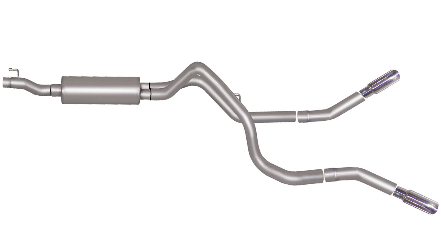 Gibson Performance Exhaust 66550 Cat-Back Dual Extreme Exhaust System; Stainless Gibson Performance Exhaust 66550