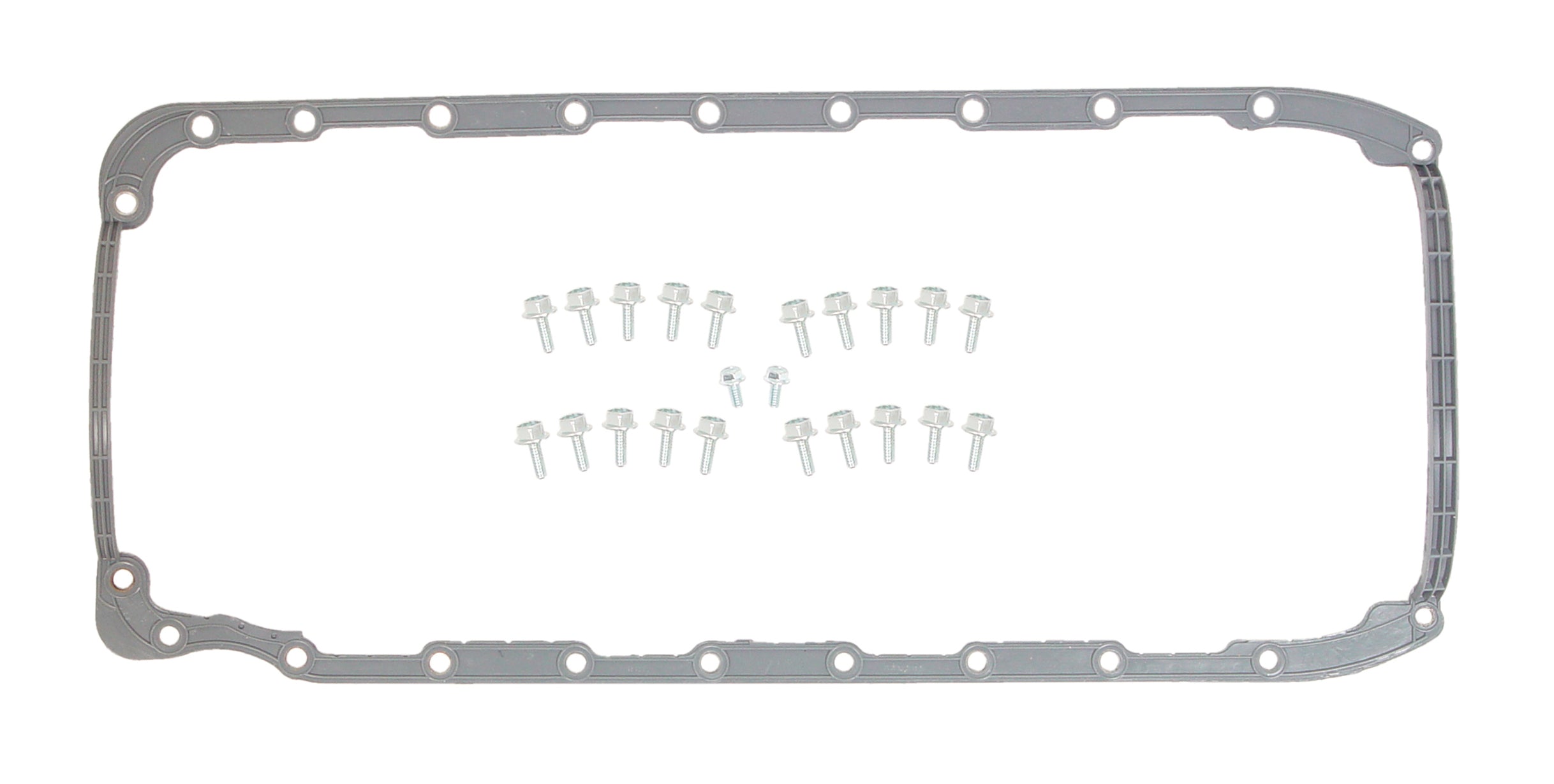 Mr Gasket 6663G Oil Pan Gasket; Molded Rubber; Mr Gasket 6663G
