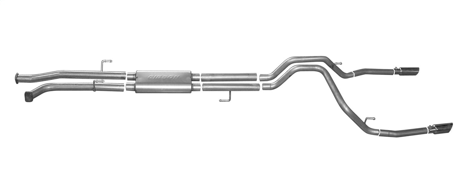 Gibson Performance Exhaust 67402 Cat-Back Dual Split Exhaust System; Stainless Gibson Performance Exhaust 67402