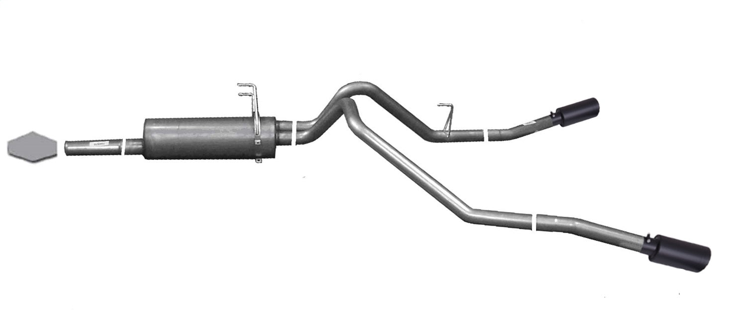 Gibson Performance Exhaust 67500B Black Elite Cat-Back Dual Extreme Exhaust System; Stainless Gibson Performance Exhaust 67500B