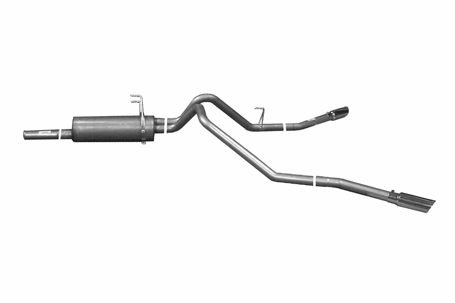 Gibson Performance Exhaust 67500 Cat-Back Dual Extreme Exhaust System; Stainless Gibson Performance Exhaust 67500
