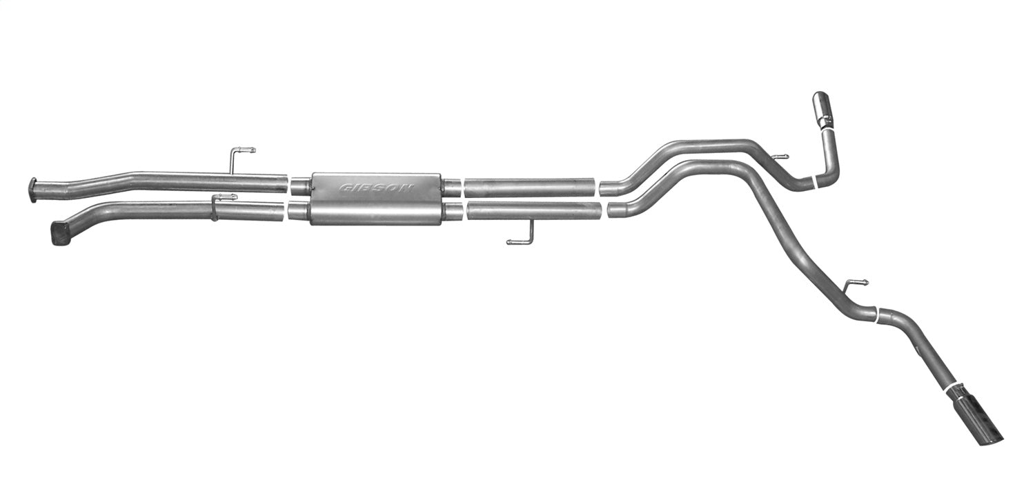 Gibson Performance Exhaust 67501 Cat-Back Dual Extreme Exhaust System; Stainless Gibson Performance Exhaust 67501