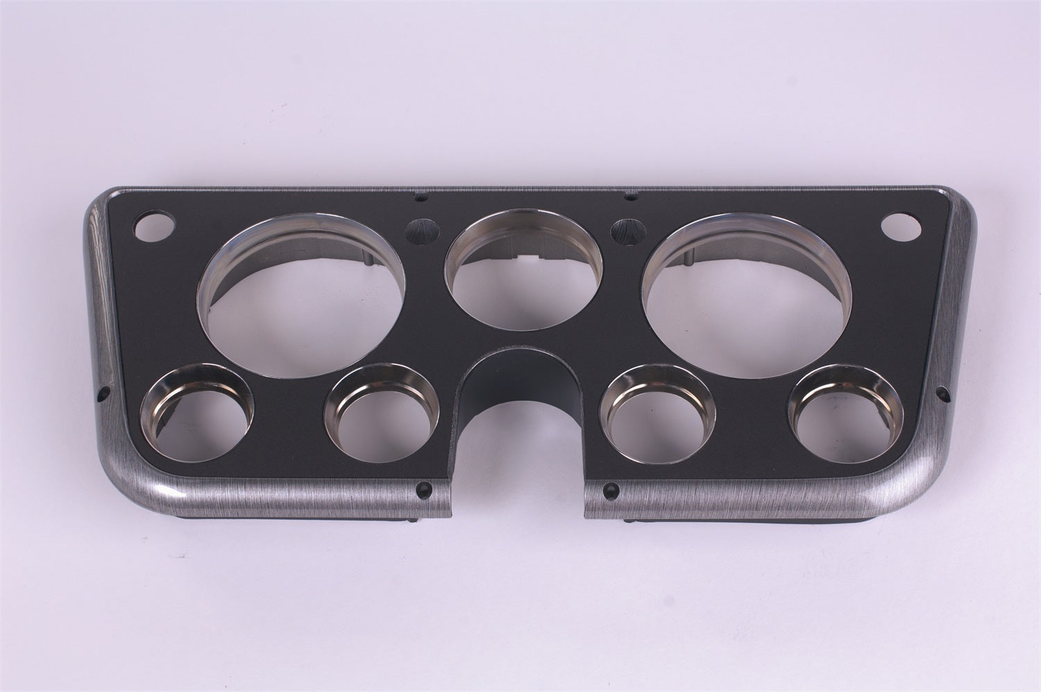 Clayton Machine Works 6772-B Gauge Bezel; Brushed w/Gray Overlay; Clayton Machine Works 6772-B