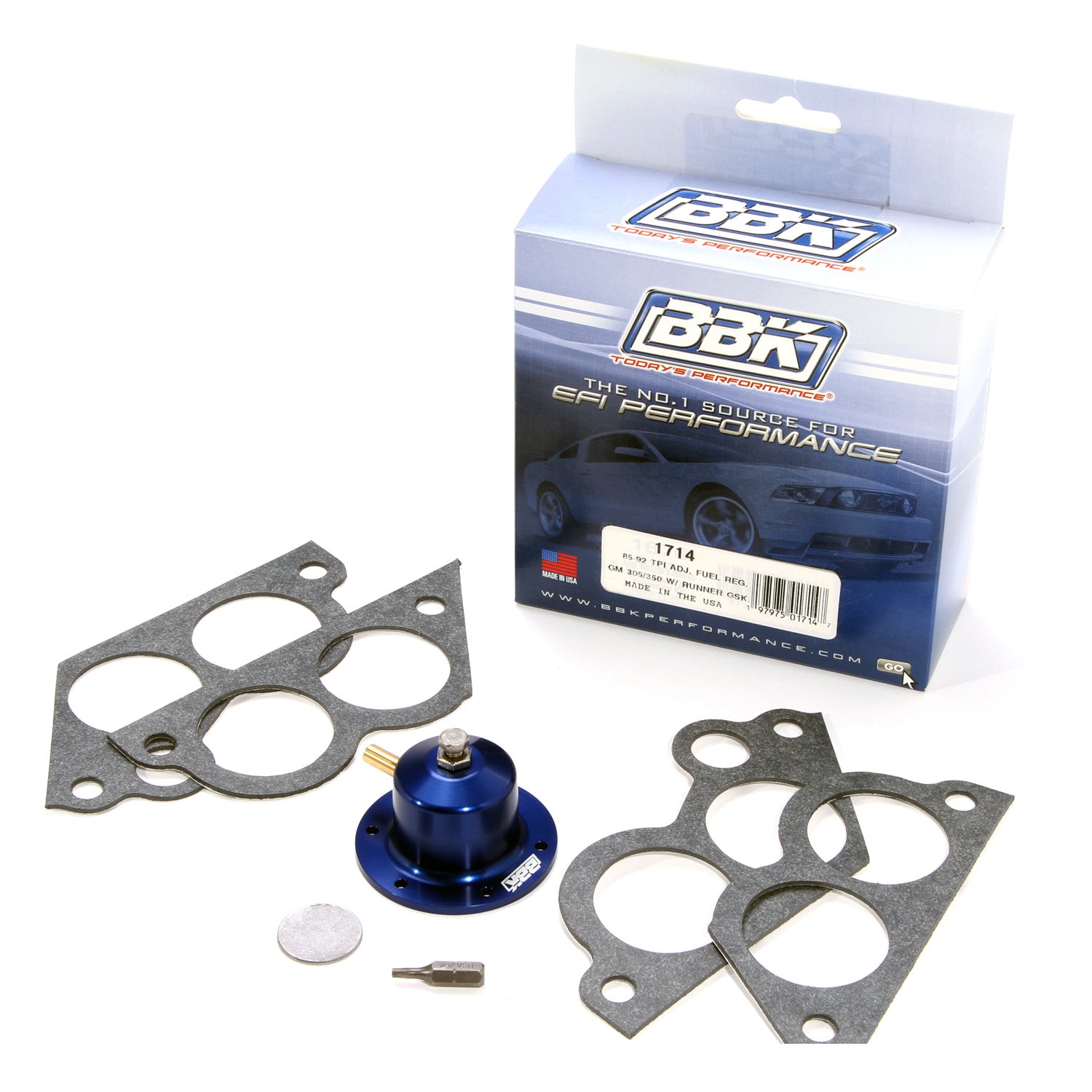 BBK Performance Parts 1714 Adj. Fuel Pressure Reg. - 85-92 TPI BBK Performance Parts 1714