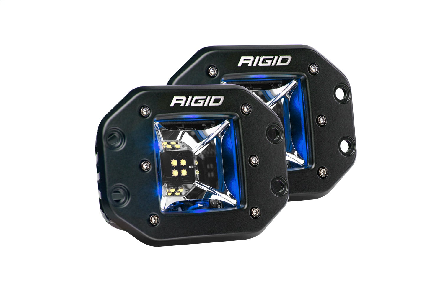 RIGID Industries 68211 RADIANCE SCENE BLUE BACKLIGHT FLUSH MOUNT PAIR RIGID Industries 68211