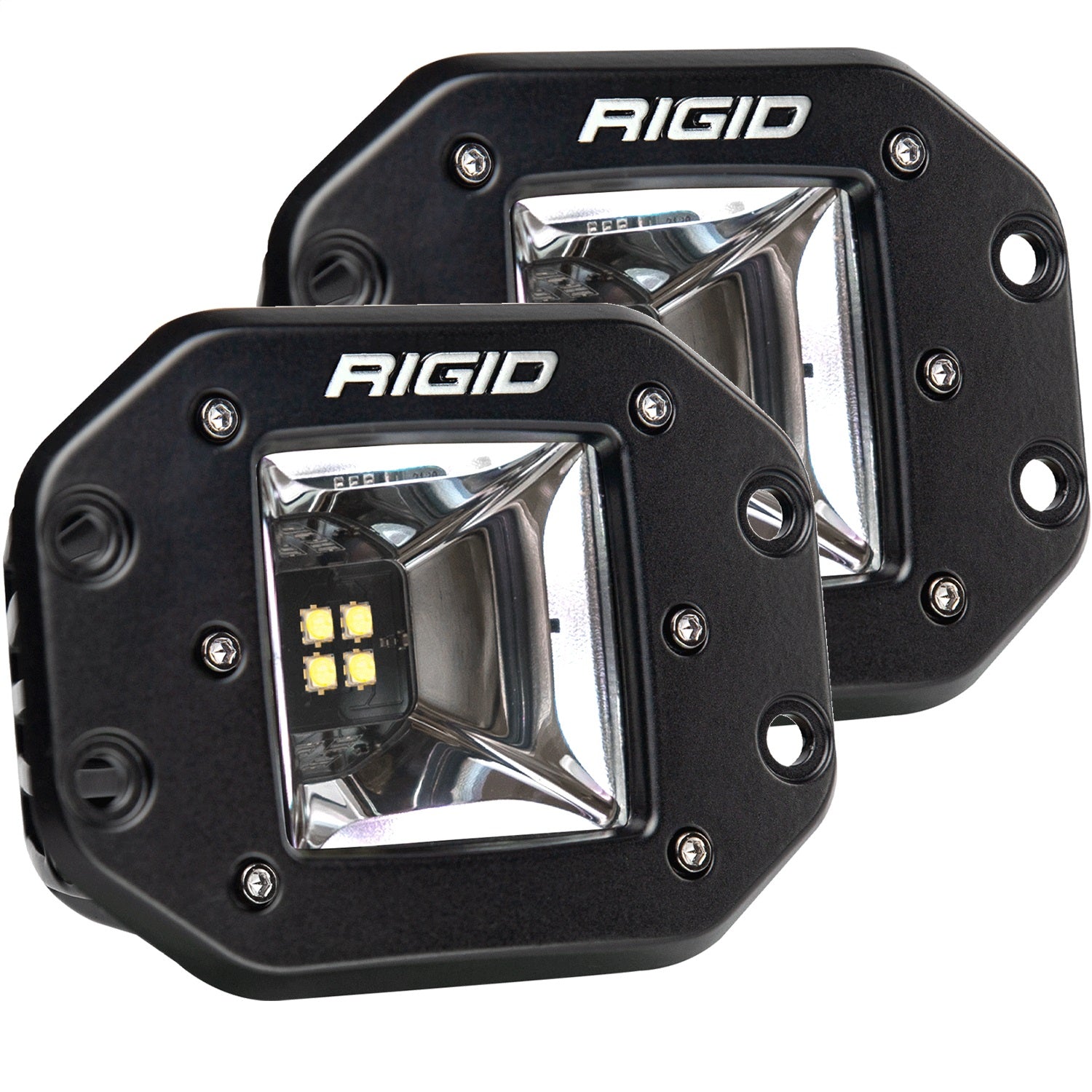 RIGID Industries 682153 Radiance+Scene RGBW Flush Mount ; Pair RIGID Industries 682153