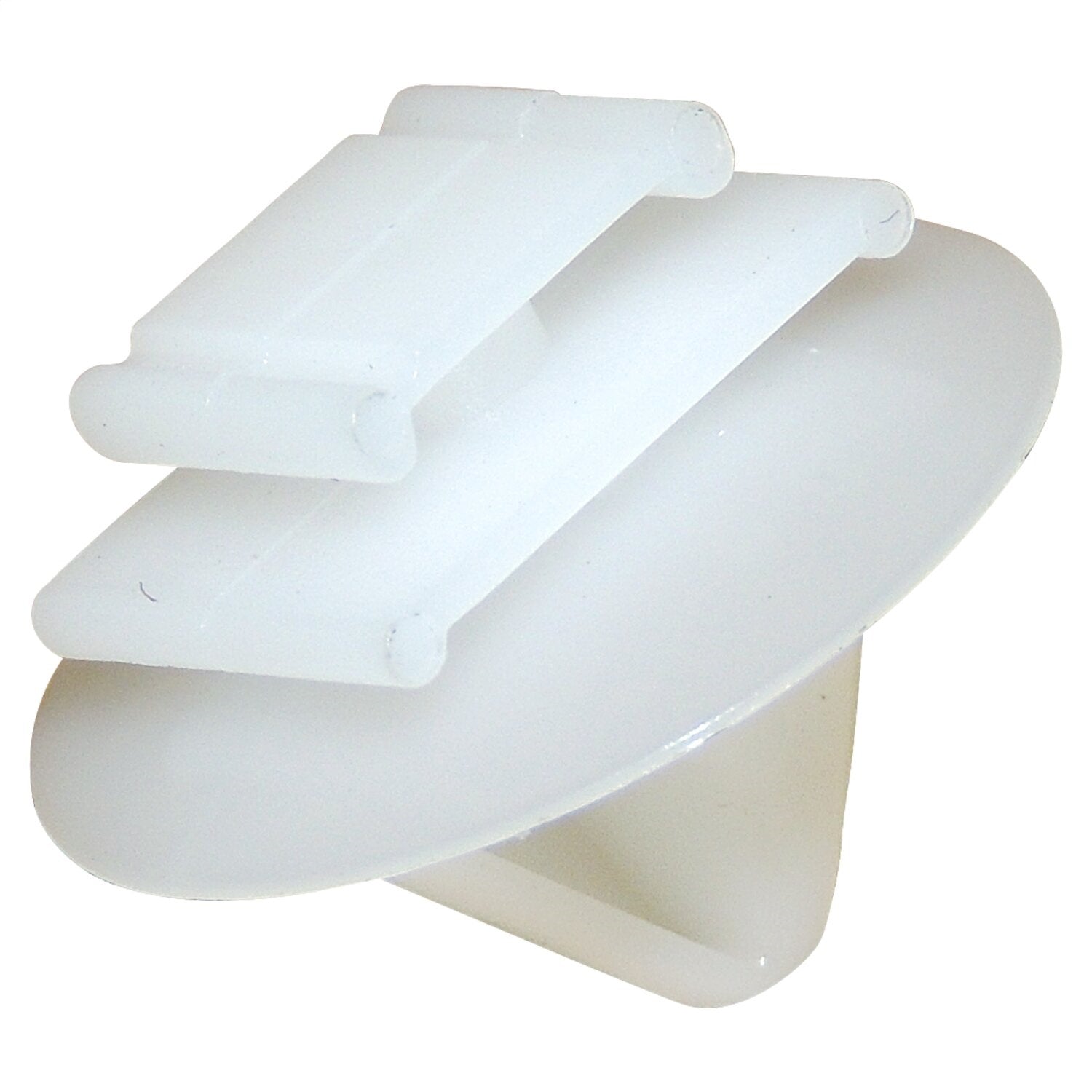 Crown Automotive Jeep Replacement 68241251AA Fender Flare Mounting Retainer; Push-In; Front Or Rear; White; Plastic; Crown Automotive Jeep Replacement 68241251AA