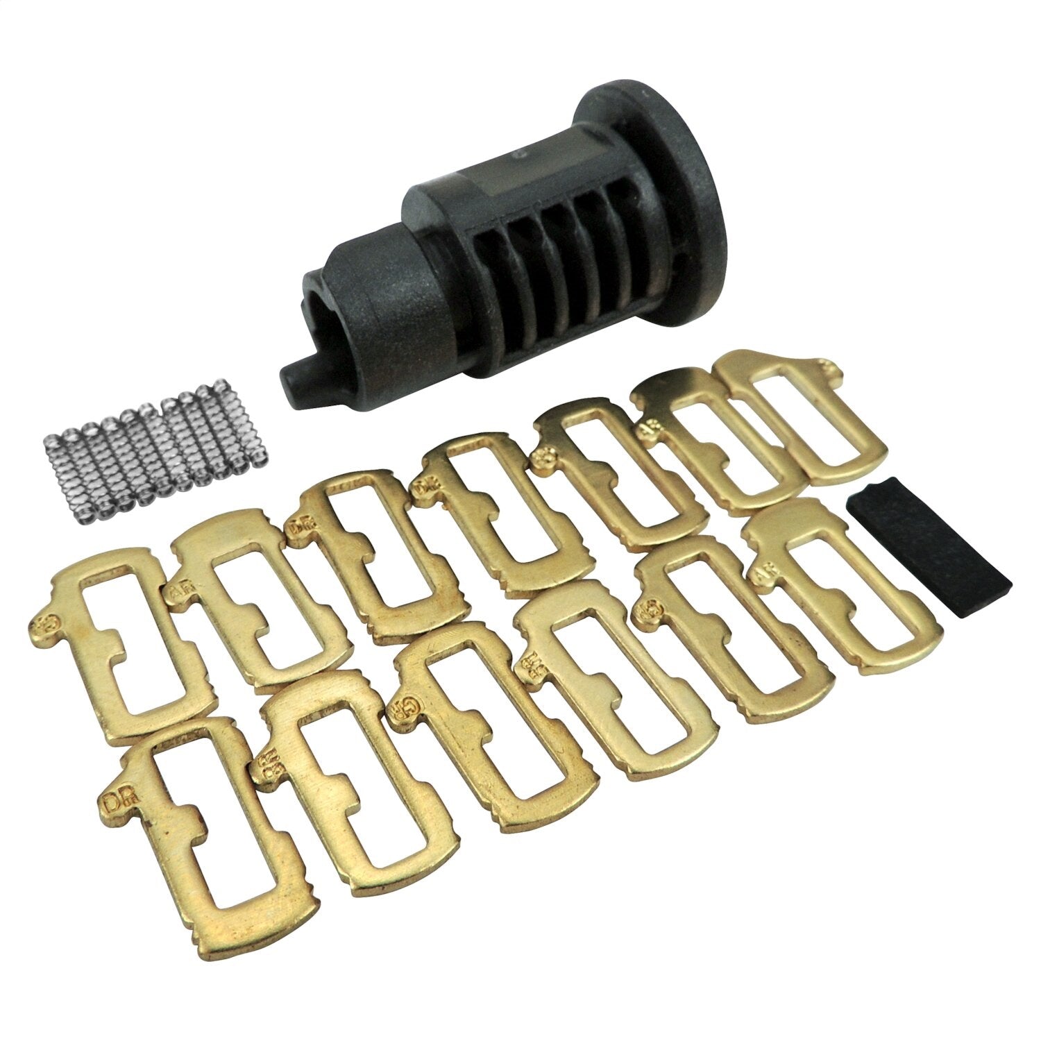 Crown Automotive Jeep Replacement 68384451AB Glovebox Lock Cylinder; Plastic; Bronze; Black; Bronze; Crown Automotive Jeep Replacement 68384451AB