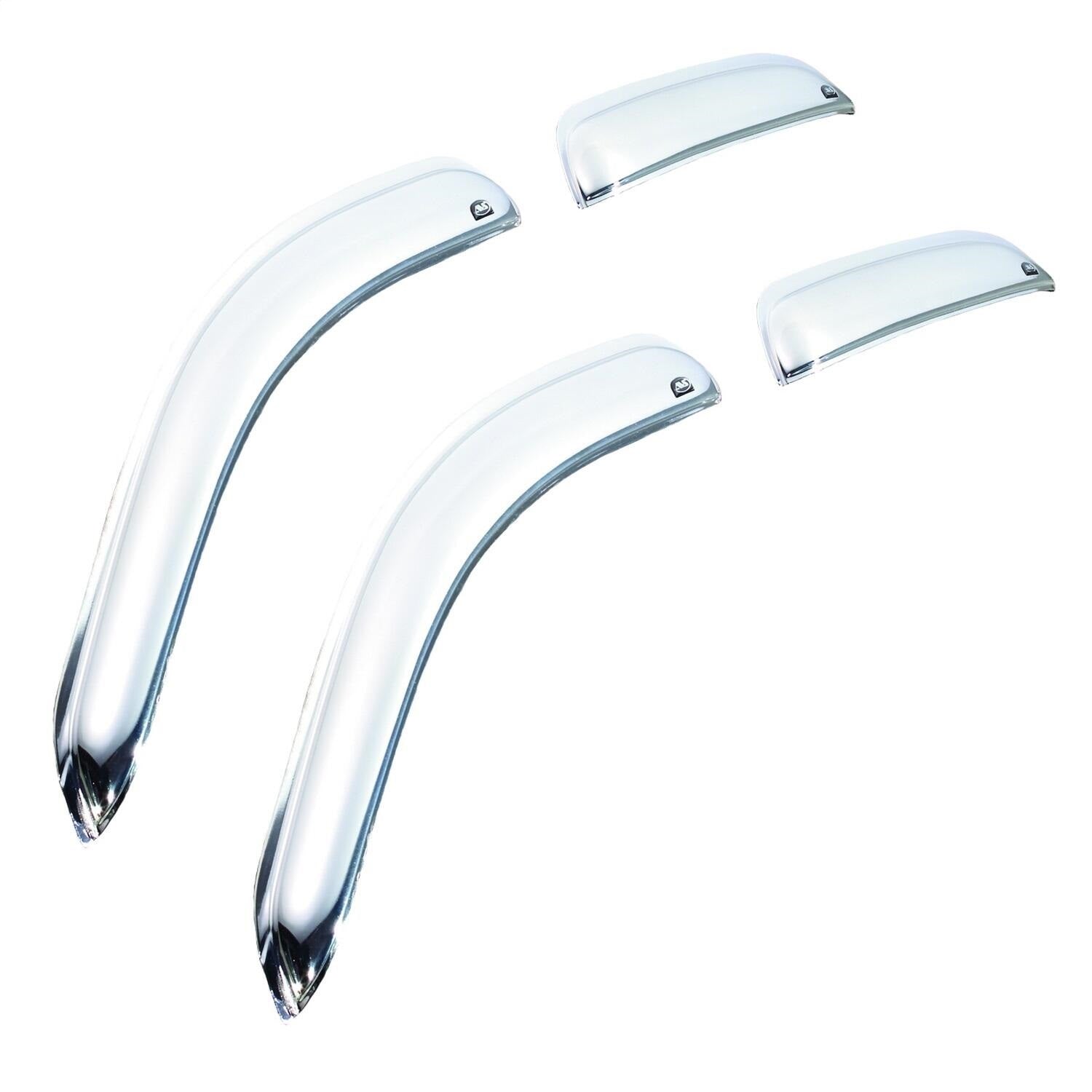 Auto Ventshade (AVS) 684738 Chrome Ventvisor™ Deflector 4 pc.; Outside Mount; Auto Ventshade (AVS) 684738