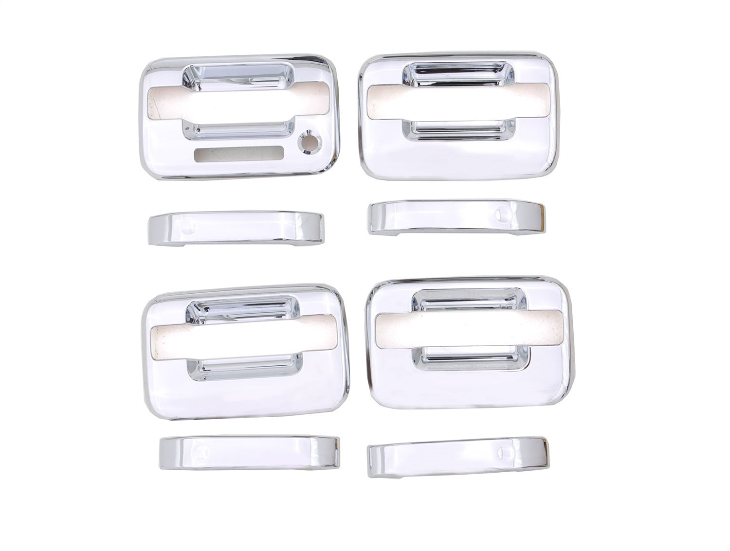 Auto Ventshade (AVS) 685202 Chrome Door Handle Cover; 4 pc.; w/Keypad; Auto Ventshade (AVS) 685202