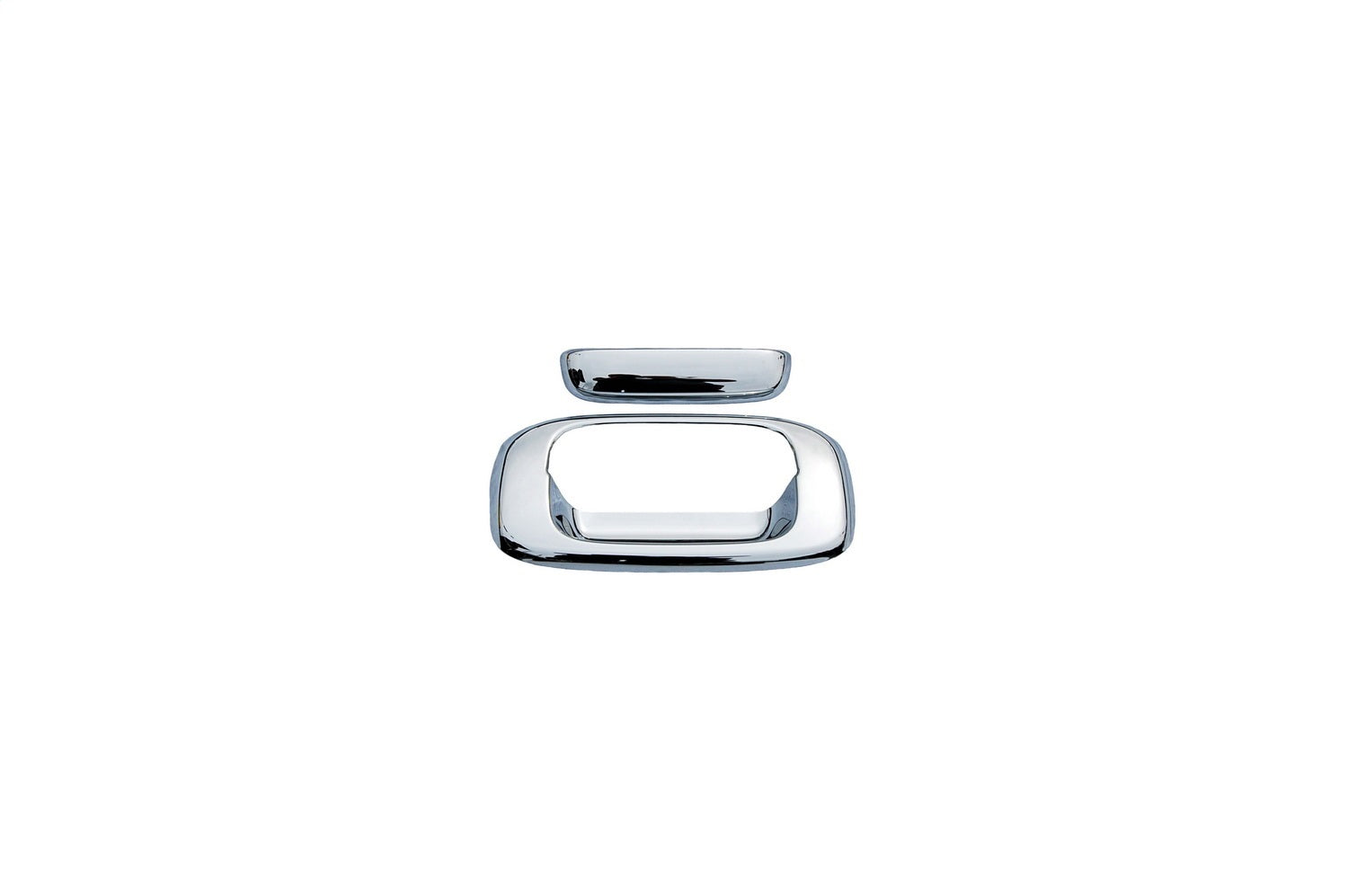 Auto Ventshade (AVS) 686557 Chrome Tailgate Handle Cover; w/o Keyhole; Auto Ventshade (AVS) 686557