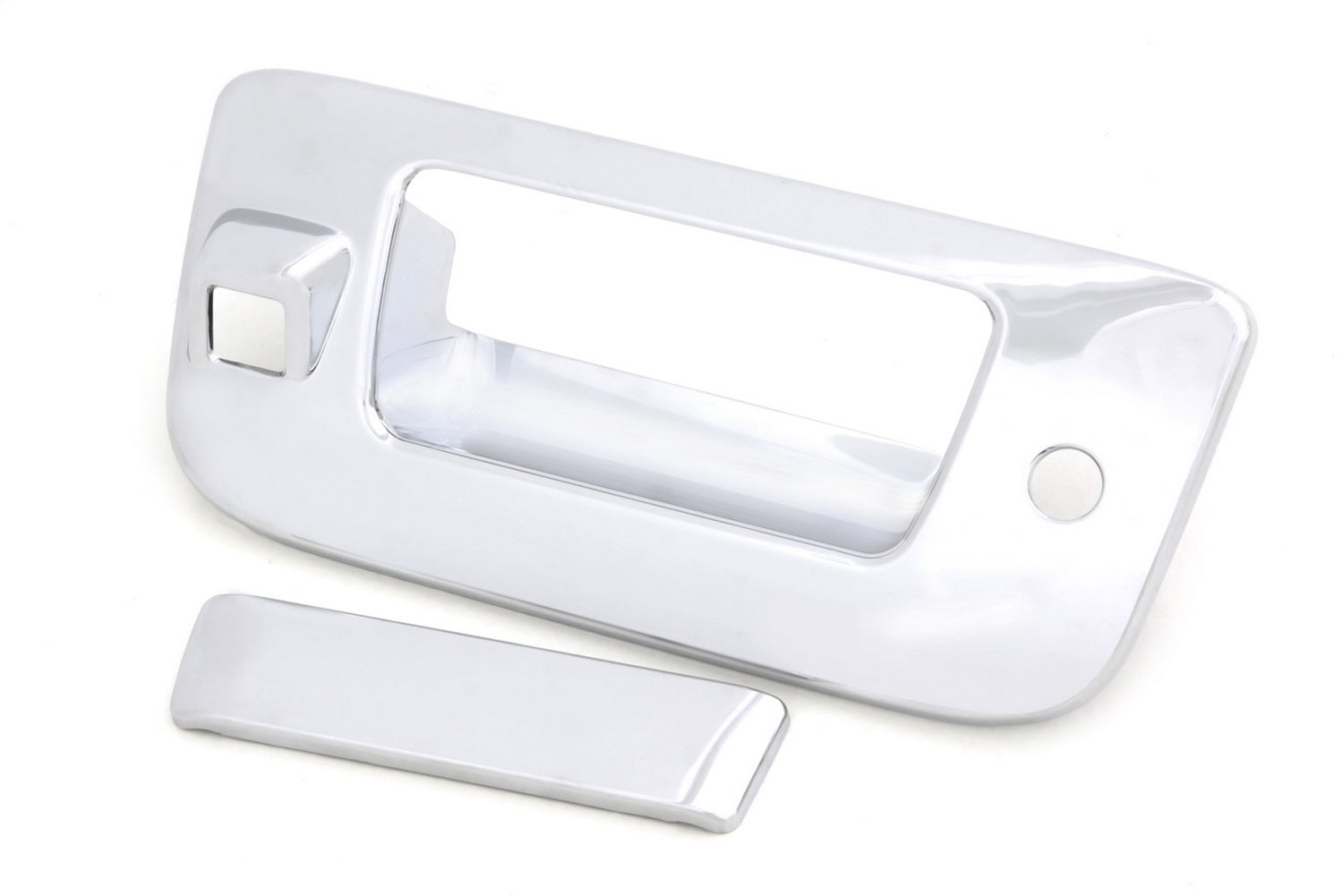 Auto Ventshade (AVS) 686566 Chrome Tailgate Handle Cover; w/o Rear Camera; Auto Ventshade (AVS) 686566
