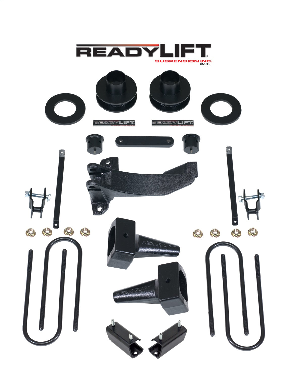 ReadyLift 69-2511TP 2.5in. SST Lift Kit with 5in. Rear Flat Blocks for 2 Piece Drive Shaft without S ReadyLift 69-2511TP