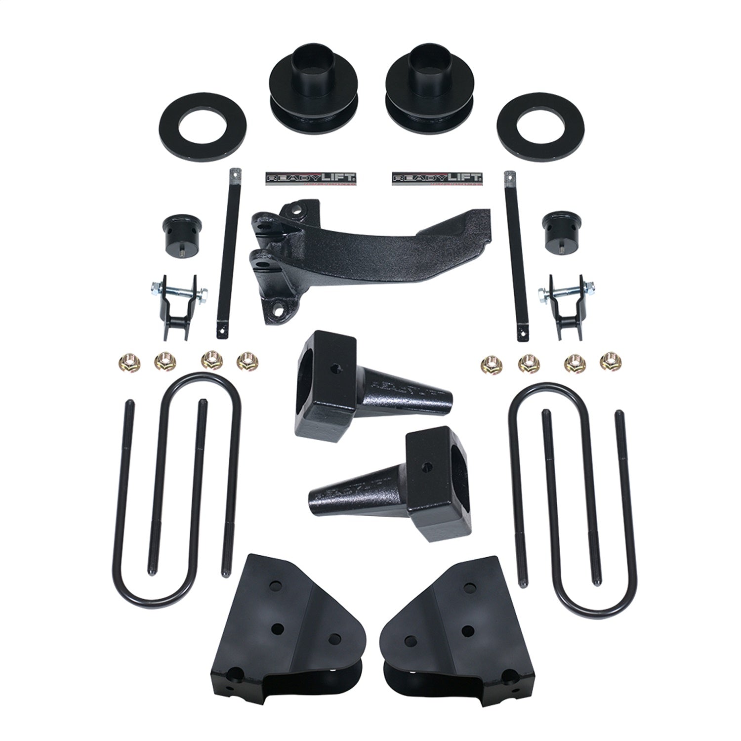 ReadyLift 69-2734 3.5ft. SST Lift Kit with 4ft. Flat Blocks for 2 Piece Drive Shaft without Shocks ReadyLift 69-2734