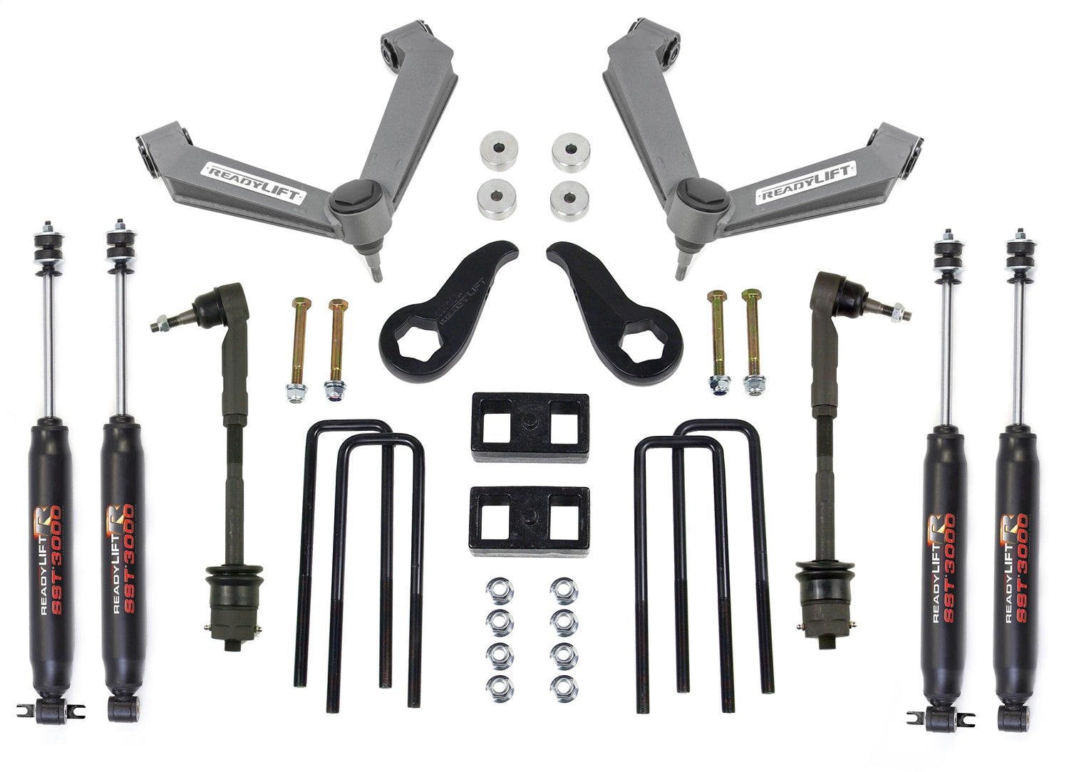 ReadyLift 69-3514 3.5in. SST Lift Kit Front with 2in. Rear with Fabricated Control Arms with SST30 ReadyLift 69-3514
