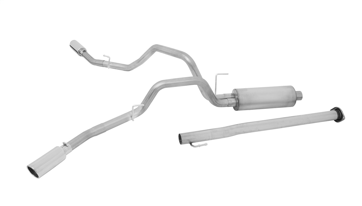 Gibson Performance Exhaust 69021 Cat-Back Dual Extreme Exhaust System; Stainless Gibson Performance Exhaust 69021