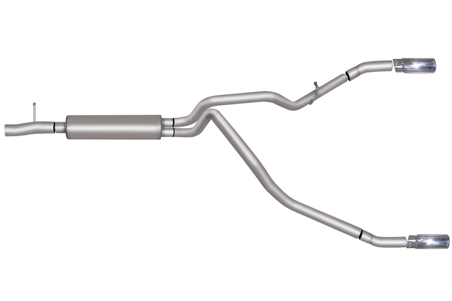 Gibson Performance Exhaust 69116 Cat-Back Dual Split Exhaust System; Stainless Gibson Performance Exhaust 69116