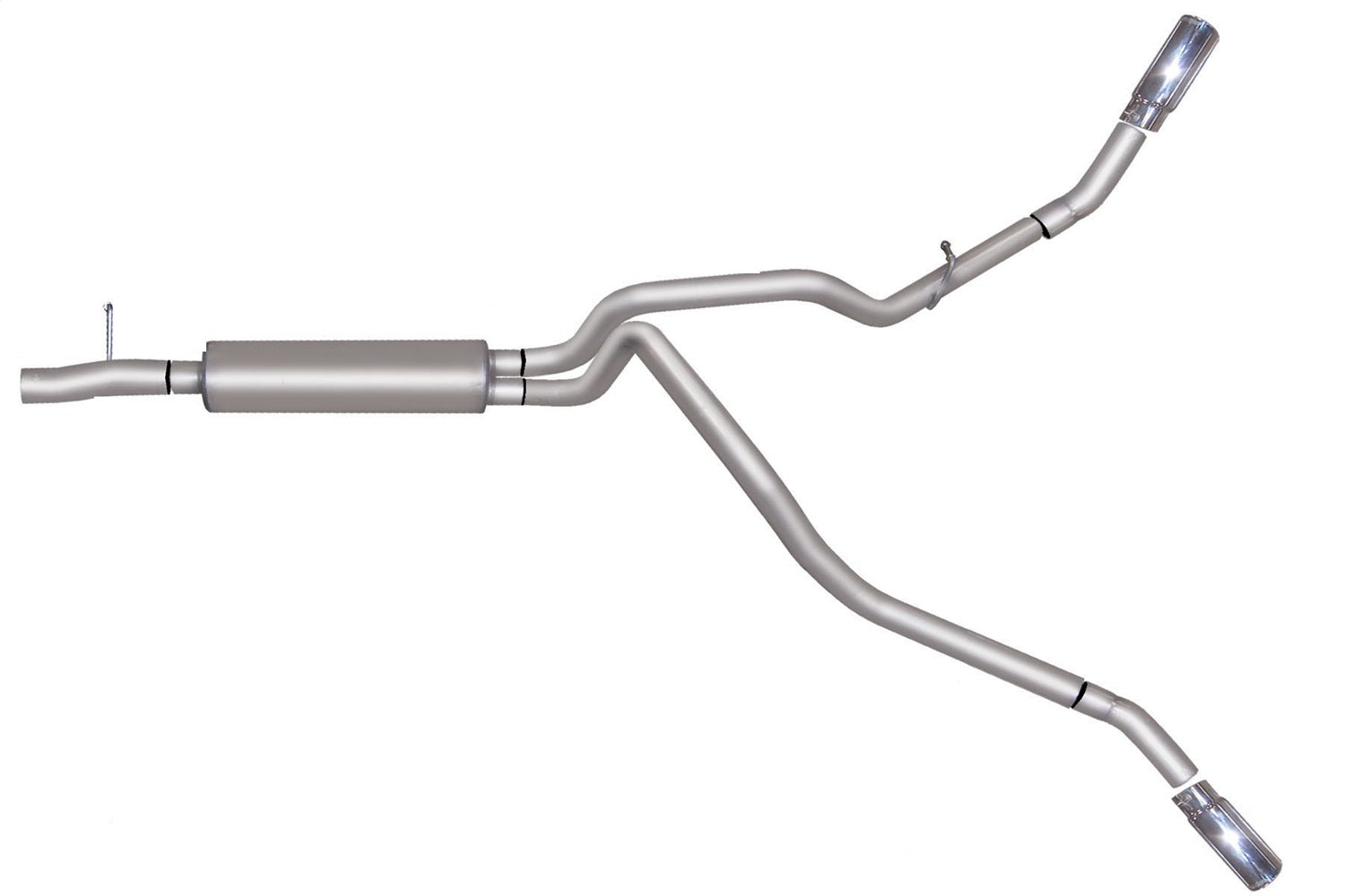 Gibson Performance Exhaust 69128 Cat-Back Dual Extreme Exhaust System; Stainless Gibson Performance Exhaust 69128