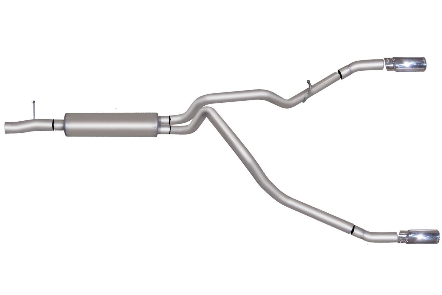 Gibson Performance Exhaust 69130 Cat-Back Dual Split Exhaust System; Stainless Gibson Performance Exhaust 69130