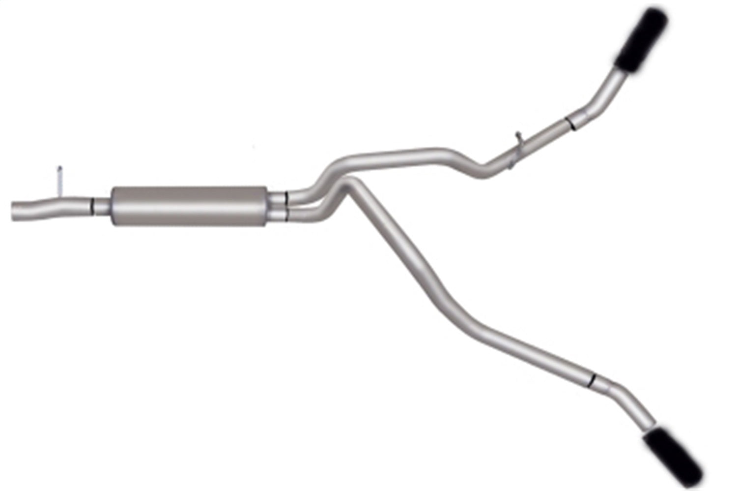 Gibson Performance Exhaust 69131B Black Elite Cat-Back Dual Extreme Exhaust System; Stainless Gibson Performance Exhaust 69131B