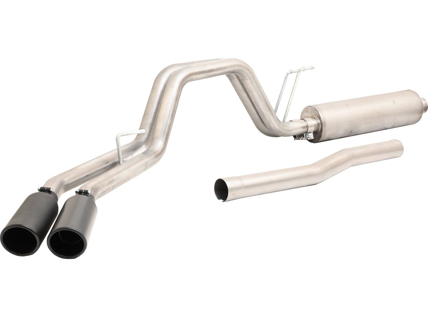 Gibson Performance Exhaust 69135B Black Elite Cat-Back Dual Sport Exhaust System; Stainless Gibson Performance Exhaust 69135B