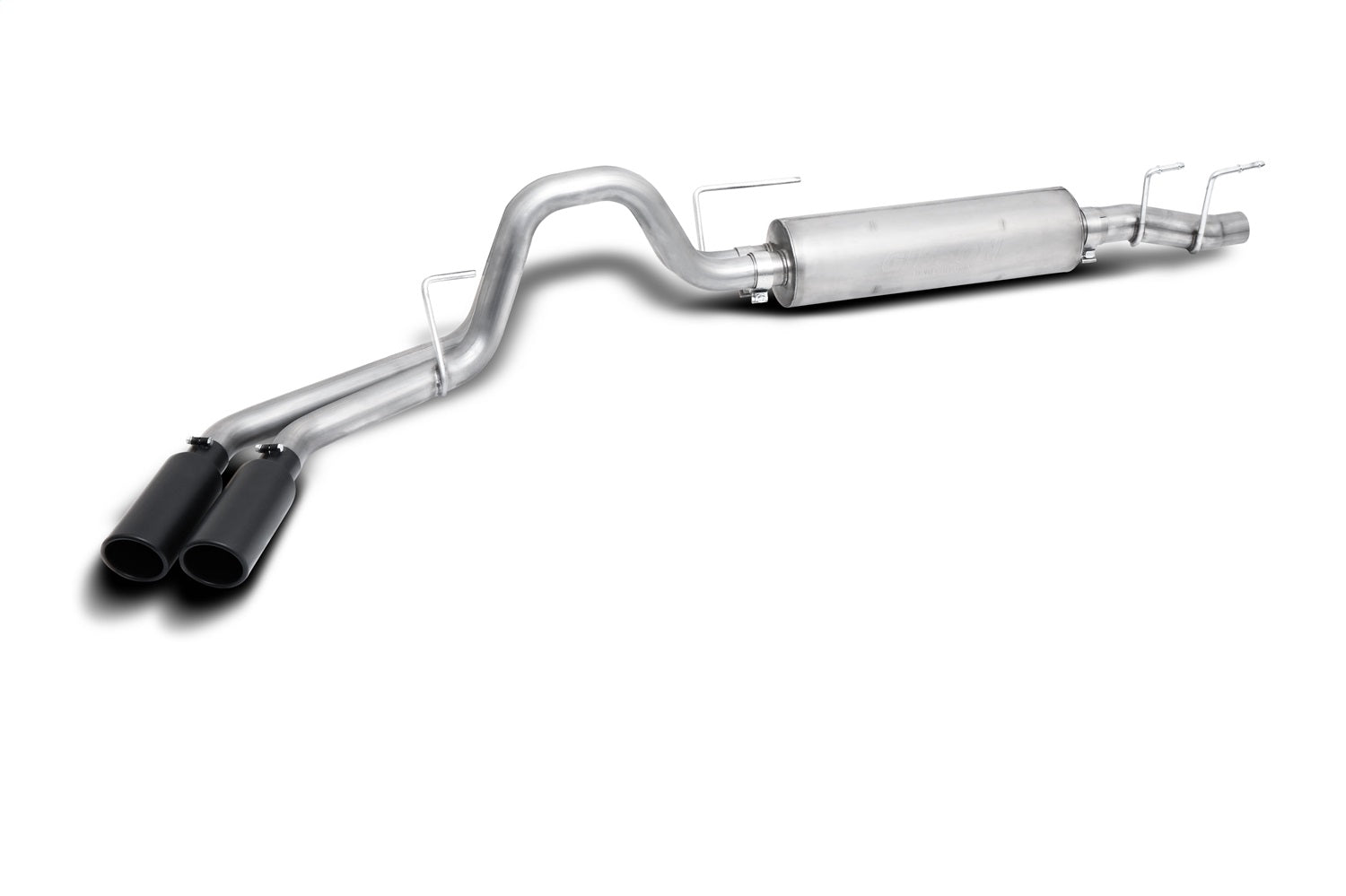 Gibson Performance Exhaust 69225B Black Elite Cat-Back Dual Sport Exhaust System; Stainless Gibson Performance Exhaust 69225B
