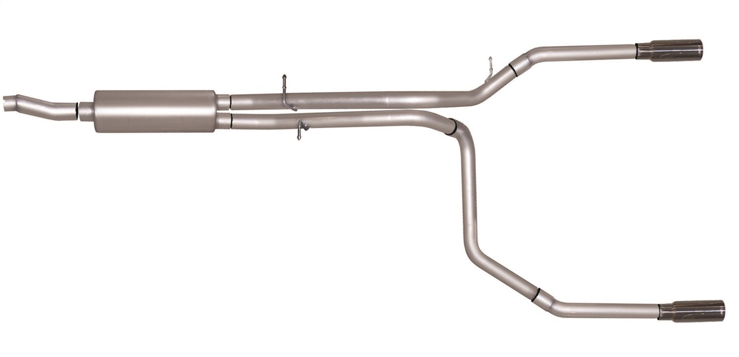 Gibson Performance Exhaust 69504 Cat-Back Dual Split Exhaust System; Stainless Gibson Performance Exhaust 69504