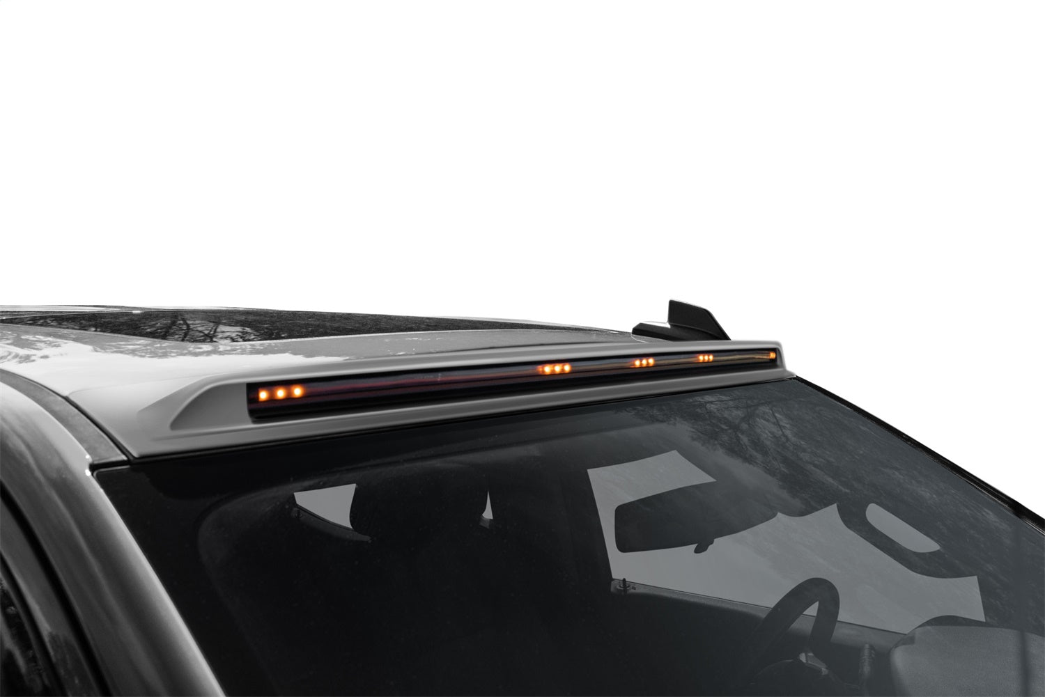 Auto Ventshade (AVS) 698096-UX Aerocab Color Match Marker Light; Ingot Silver; Low Profile; Auto Ventshade (AVS) 698096-UX
