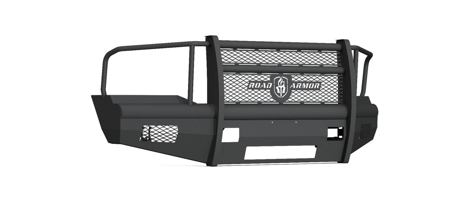 Road Armor 6992VF6B Vaquero Non-Winch Front Bumper; Full Guard; Texture Black; Road Armor 6992VF6B