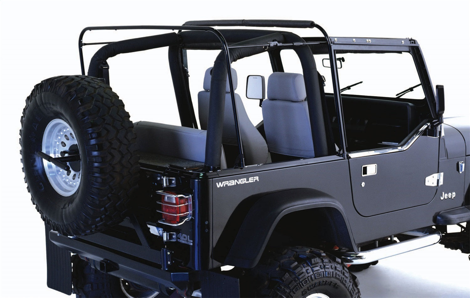 Rampage 69999 Soft Top Replacement Hardware; Incl. Adjustable Spreader Bar; Rampage 69999